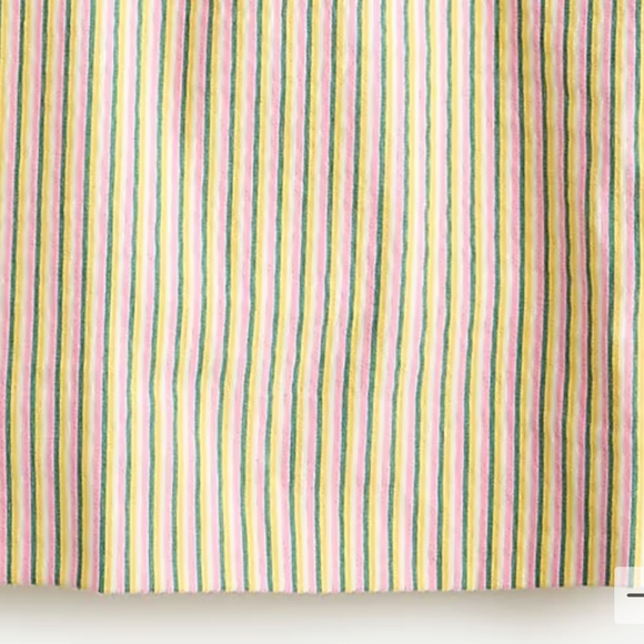 J. Crew Belted Dress in Stretch Seersucker • “Saffron Pink” • Size 2 - Picture 2 of 3